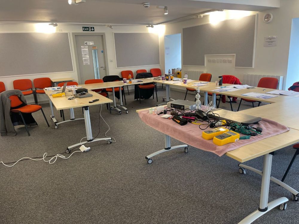 Inside the London PAT testing training room